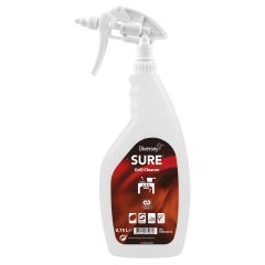 SURE Grill Cleaner spray - 750 ml är ett rengöringsmedel för alla dina professionella dagliga rengöringsbehov av hårt smutsade ytor, såsom ugnar, grillar och salamandrar