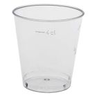 Snapsglas som rymmer 5 cl (Netto: 4 cl) - 25 st/frp (40 frp per kartong) (Bilden visar ett enskilt tomt snapsglas)