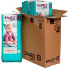 Bambo Nature storlek 4 (7-14kg) Storpack - 144 st