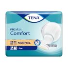 TENA Comfort Normal är ett bekvämt skålformat inkontinensskydd för personer som behöver en inkontinensprodukt med hög absorptionsförmåga. Antal: 1 frp (42 st skydd). Mått (Längd): 53 cm. Färg: Vit. Miljömärkning: Miljömärkt med Svanenmärket.