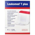 Leukoplast T Plus Waterproof är ett sterilt absorberande vattentätt förband. Det duschbara förbandet har transparent fixerande film och kan användas vid skärsår och andra mindre sår. Antal: 1 frp. Innehåll: 5 st. Storlek: 8 x 10 cm.