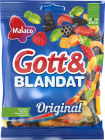 Godispåsen Gott &amp; Blandat Original är en av svenskarnas godisfavoriter och innehåller en unik blandning av sött och salt godis med mjuk konsistens - 160 g/st