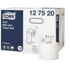 Toalettpapper TORK Mid-Size 2-lags T6 är ett modernt och effektivt system som passar perfekt för toalettutrymmen med låg till medelhög besöksfrekvens - 27 rullar/frp