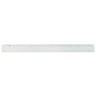 Linjal 30 cm med cm/mm gradering av transparent styrenplast - 1 st