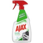 AJAX köksrengöring spray  (EU Ecolabel) har en effektivt rengörande formel med 4 i 1-effekt i en behändig sprayflaska - 750 ml/st