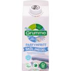 Grumme Sköljmedel Parfymfritt i smidig refill förpackning är miljömärkt med Bra Miljöval och veganmärkt samt danska astma- och allergi förbundet märkning - 750 ml per styck