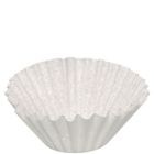 Veckade kaffefilter 250/110 vit - 250 st
