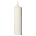 Altarljus stearin vit 7x25 cm - 51 timmar - 6 st