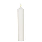 Altarljus stearin vit 7x34 cm - 75 timmar - 6 st