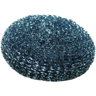 T6590_Stålboll hård ca 60 g - 1 st är en rostfri stålboll för rengöring av tuffa och ingrodda fläckar. Enklare, bunden boll av metall. Kan repa mjuka metaller. 