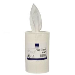 Pall Torkrulle Mini utan hylsa vit Excellent - 20 kartonger (240 rullar/pall)(Bild på enskild torkrulle)