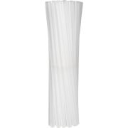 Sugrör böj gul/vit 240x6 mm - 250 st - styck förpackade