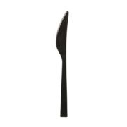 Kniv som är extra kraftig i svart färg och 18,8 cm lång - 1000 st/frp