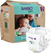 Bambo Nature storlek 2 (3-6 kg) Paper Bag - 30 st