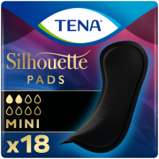 TENA Silhouette Noir Mini Pads - 18 st