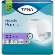 TENA Pants Maxi XL - 10 st är ett mjukt och bekvämt inkontinensbyxskydd för kvinnor och män med stora urinläckage. Skydden kan användas såväl dag som natt och är lika enkla att använda som vanliga underkläder. Fuktreducerande teknologi säkerställer att hu