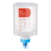 DAX Handdesinfektion Clinical Refill 75 vol% refill kan användas i både automatisk och manuell dispenser. Antal: 1 st. Mängd: 1000 ml (1 liter).