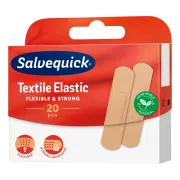 Salvequick Plåster Textil Medium - 20 st/frp