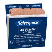 Salvequick Plastplåster refill till första hjälpen-tavla - 45 st x 6 refiller/ask