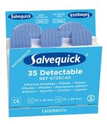 Salvequick Blue detectable refill till tavla - 35 st x 6 st