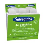 Salvequick Sensitive plåster refill till tavla - 43 st x 6 refiller