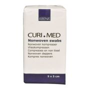 Curi-Med nonwovenkompress 4-lags osteril 5x5cm - 100st/frp