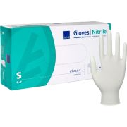 Nitrilhandske Abena Classic Sensitive vit S - 100 st/frp