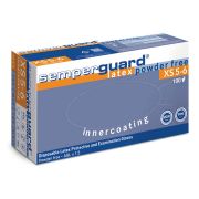 Latexhandske Semperguard IC Latex XS - 100 st är puderfria naturfärgade engångshandskar som kan användas inom en rad olika områden t.ex. vårdsektorn, städ- och rengöring, catering, kemisk industri, jordbruk eller inom livsmedelshantering.