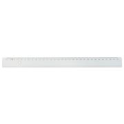 Linjal 30 cm med cm/mm gradering av transparent styrenplast - 1 st