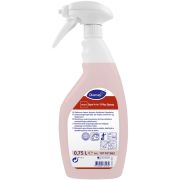 TASKI Sani 4 in 1 Plus är ett bruksfärdigt sanitetsrengöringsmedel i behändig sprayflaska - 750 ml/st