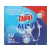 T6134 - At Home Clean disktabletter All-in-One - 40 st