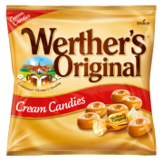 Werther´s Original 135 gram är en klassisk grädd- och smörkolakaramell. Vi säger bara - Supergod... Vikt: 135 g.