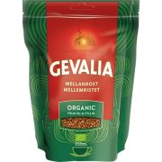 Gevalia Ekologisk Instant Mellanrost är ett fylligt och syrligt kaffe som har odlats varsamt som sedan omsorgsfullt skördats och märkt både med KRAV-märkning och är även märkt med Rainforest Alliance - 150 g