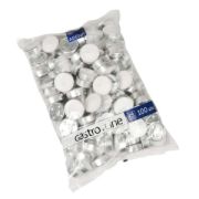 Värmeljus parafin vit diam 4 cm - 4 timmar - 100 st/frp