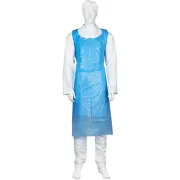 Plastförkläde extra tjockt 50 my LDPE 140x85 cm - 50 st