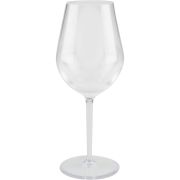 Eleganta återanvändbara vinglas som tål maskindisk är tillverkade av det okrossbara SAN-materialet. Med dessa vinglas slipper du sopa upp krossat glas varje gång ett glas fallet i golvet. Trevliga att dricka ur och svåra att skilja åt från "vanliga" glas.