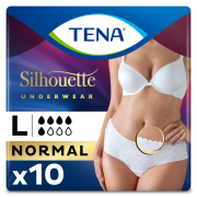 TENA Silhouette Normal engångsunderkläder L - 10 st