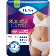 TENA Silhouette Plus White Low waist M - 12 st