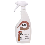 SURE Grill Cleaner spray - 750 ml är ett rengöringsmedel för alla dina professionella dagliga rengöringsbehov av hårt smutsade ytor, såsom ugnar, grillar och salamandrar
