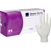 H4020_Nitrilhandske Abena vit XS - 150 st