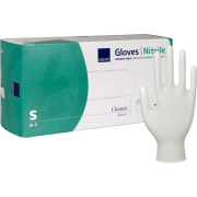 H4021_Nitrilhandske Abena vit S - 150 st