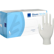 H4023_Nitrilhandske Abena vit L - 150 st
