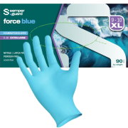 H4128 Nitrilhandske Semperguard Force Blue XL - 90 st