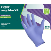 Nitrilhandske Semperguard Sapphire XP L - 100 st