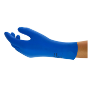 Latexhandske Ansell AlphaTec 87-195 flockad insida