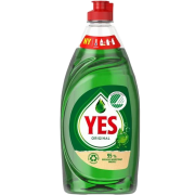 T6210_YES Original handdiskmedel 520 ml tar effektivt bort ingrodda matrester för en skinande ren disk. Diskmedlet har 95 % biologiskt nedbrytbara ingredienser. 
