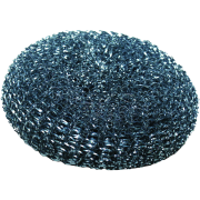 T6590_Stålboll hård ca 60 g - 1 st är en rostfri stålboll för rengöring av tuffa och ingrodda fläckar. Enklare, bunden boll av metall. Kan repa mjuka metaller. 