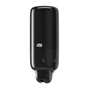 TORK tvåldispenser S1 passar särskilt bra för tuffa och krävande miljöer. Antal: 1 st/frp (12 frp/kartong). Färg: Svart. Storlek: Höjd: 29,1 cm. Bredd: 11,2 cm. Djup: 11,4 cm.