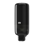 TORK skumtvålsdispenser S4 är smidig och funktionell i designen med en modern känsla för alla typer av toaletter. Antal: 1 st/frp (12 frp/kartong). Färg: Svart. Storlek (HxBxD): 28,6 cm x 11,3 cm x 105 cm.