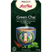 Yogi Te Green Chai ekologiskt kravmärkt te - 17 påsar/förpackning